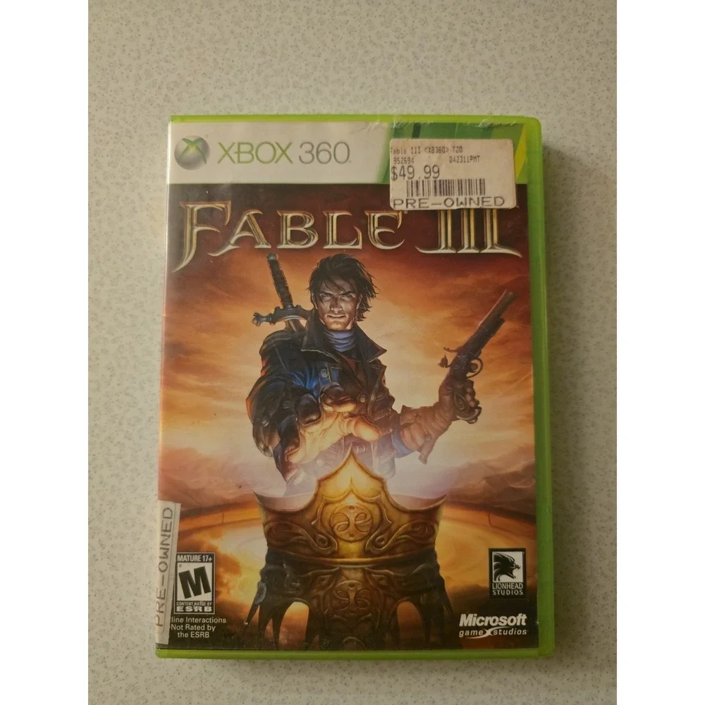 Fable III Microsoft Xbox 360 Fantasy Action Role Playing